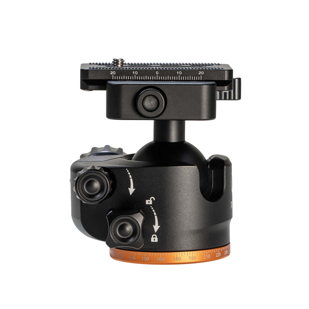 BH1L Ball Head with Lever Clamp | Revic Optics